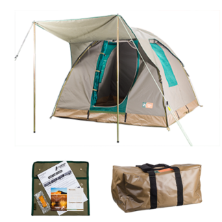 Campmor Tourer 4 Canvas Tent with Veranda